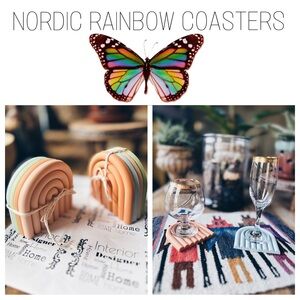 Coasters Nordic Rainbow